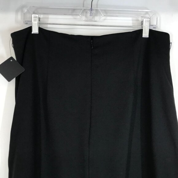 HALOGEN - WOMEN'S 16 - BLACK RAYON BLEND PENCIL SKIRT - Picture 5 of 9